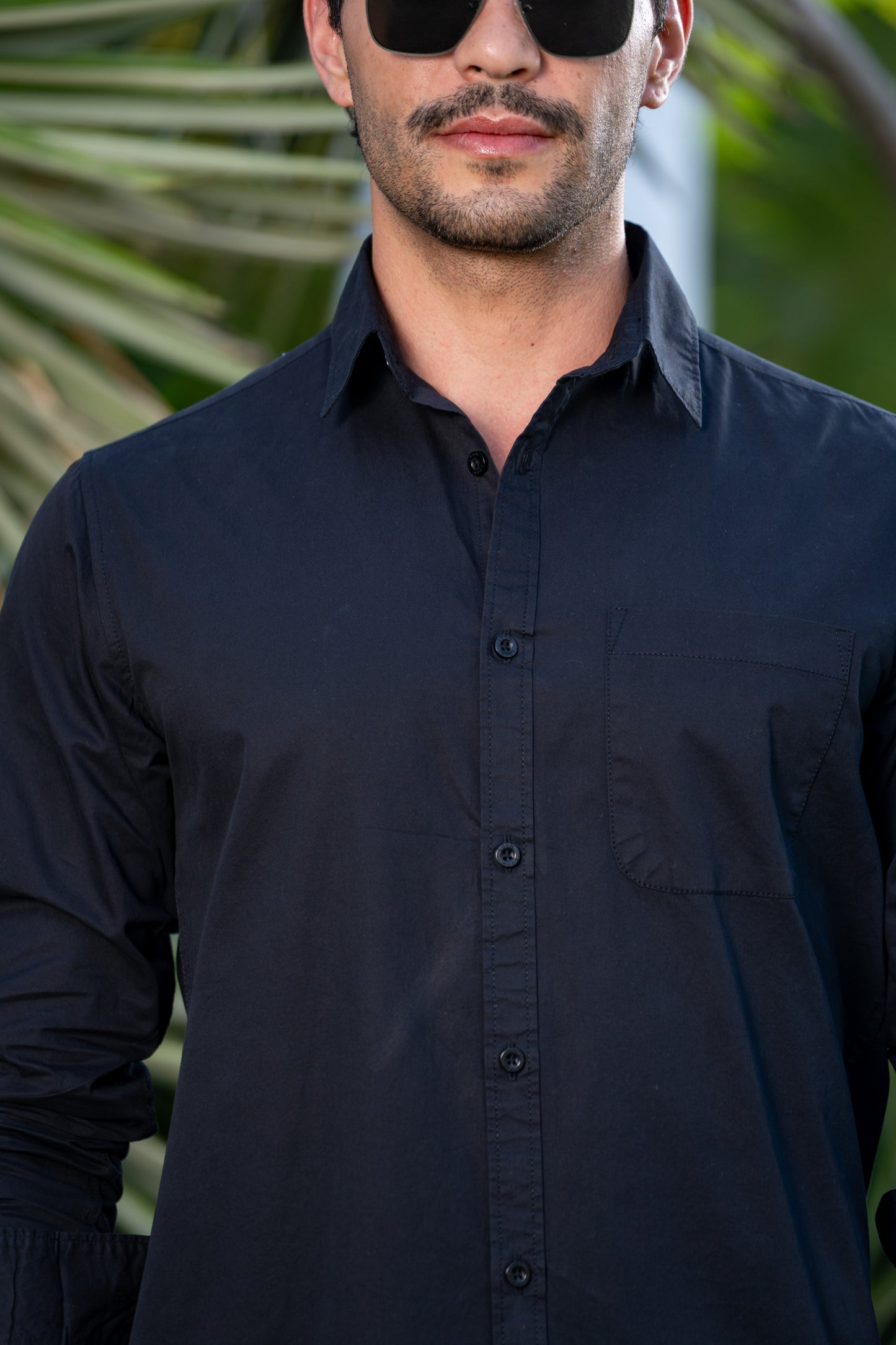 Loom Black Twill Classic Shirt