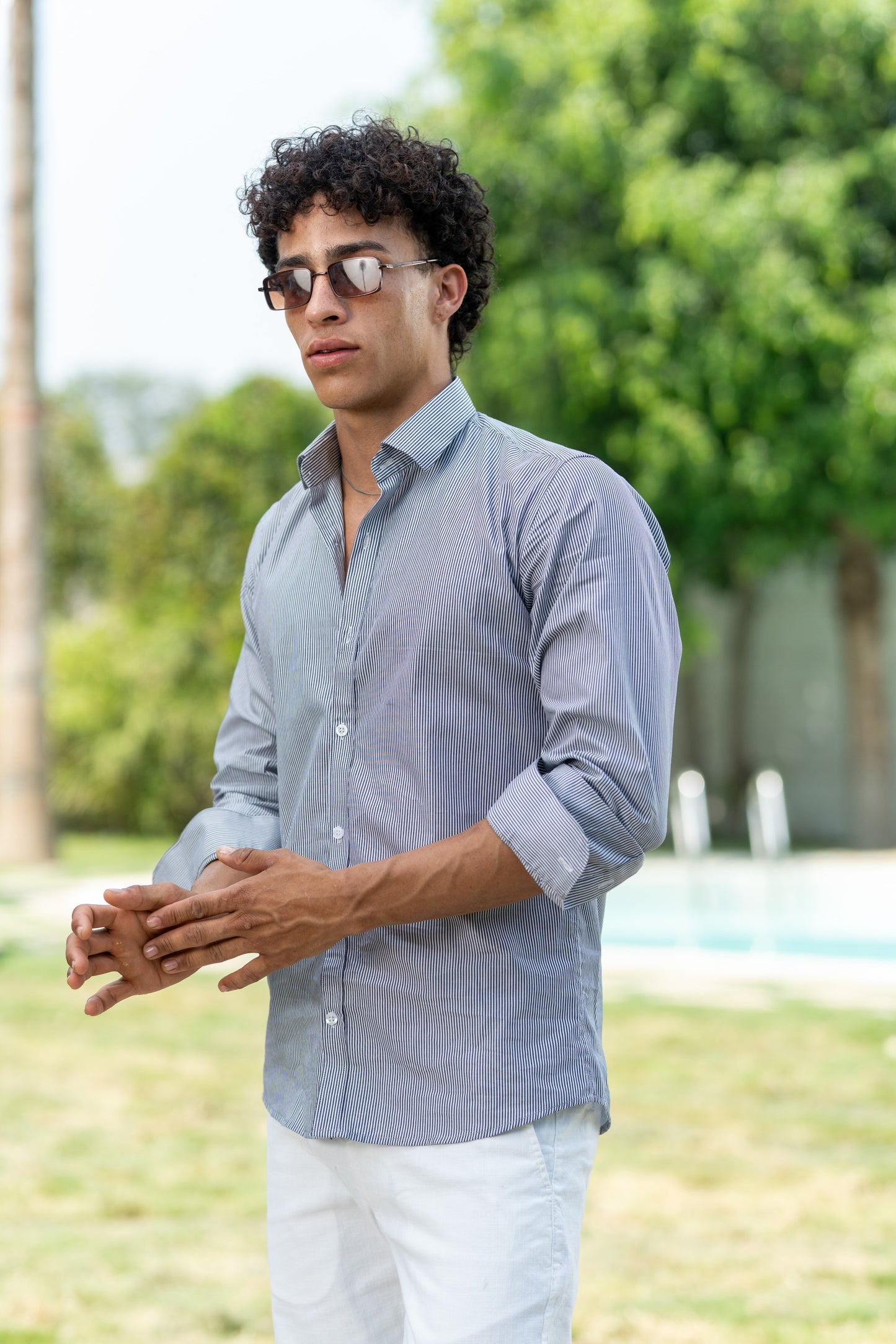 Loom Black Stripe Shirt