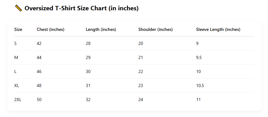 Size Guide