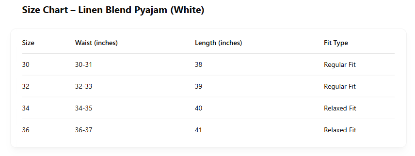 Size Guide