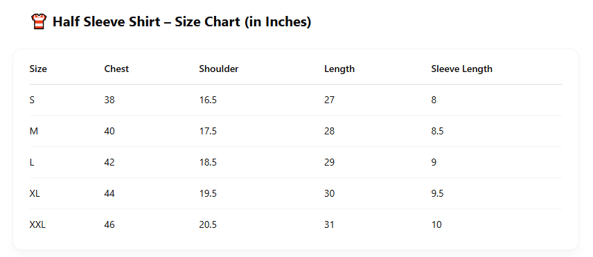 Size Guide