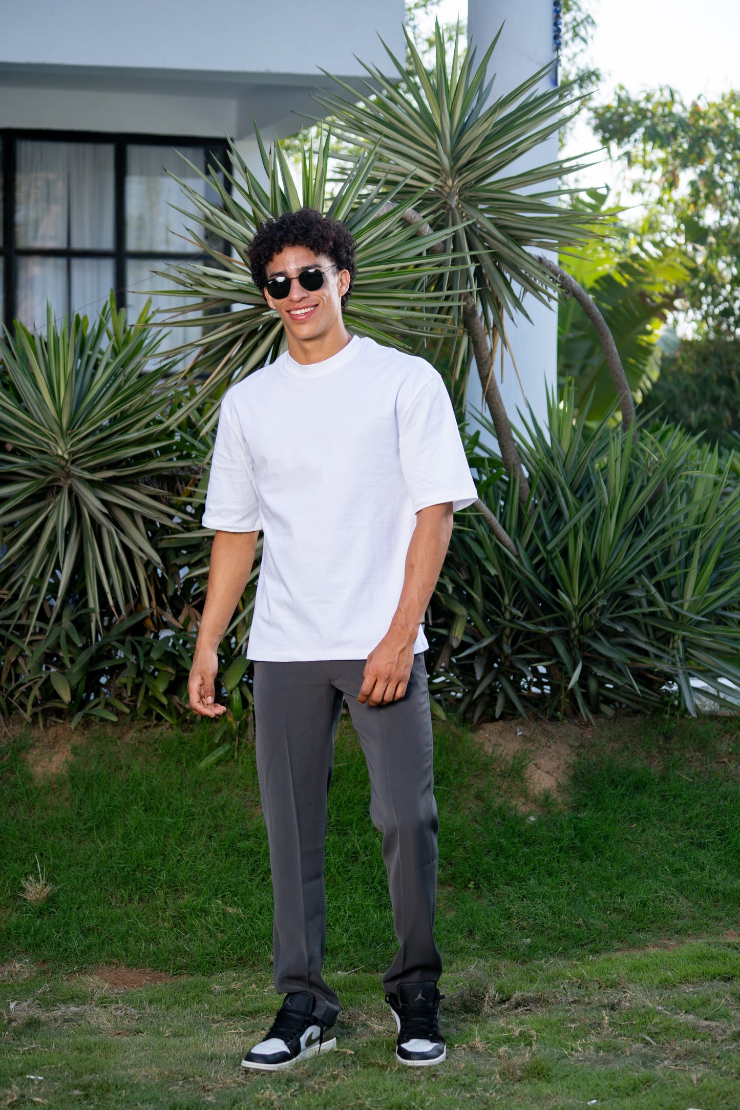 Loom Oversized White T-Shirt