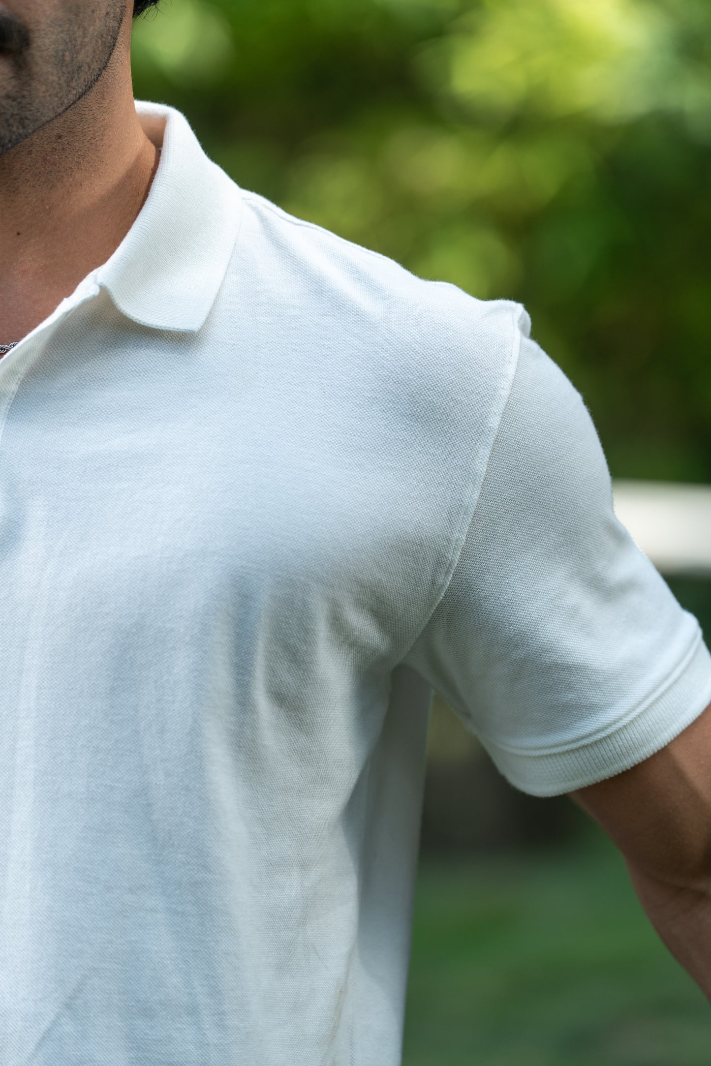 Classic White Polo T-Shirt – Matty