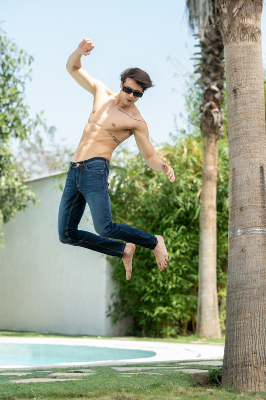 FlexFit Classic Denim Jeans (Blue)