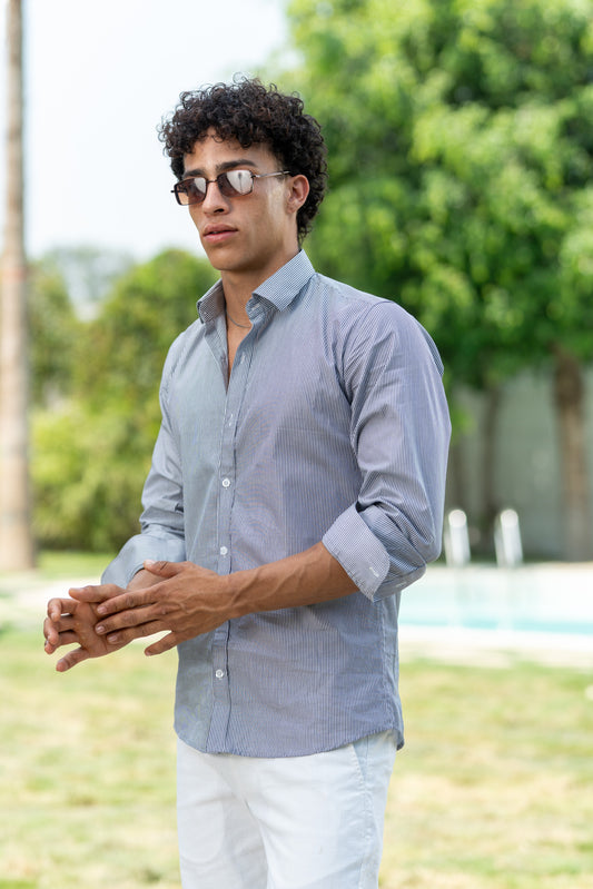Loom Black Stripe Shirt