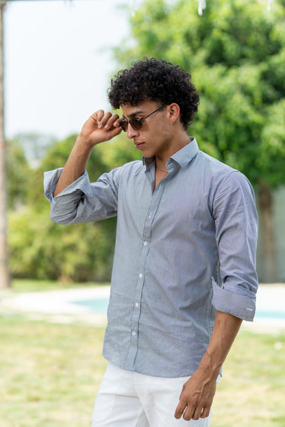 Loom Black Stripe Shirt