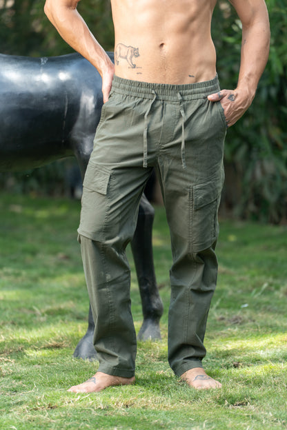 SafarGear Cargos – Olive Edition