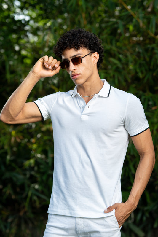 Loom Classic Polo T-Shirt – White